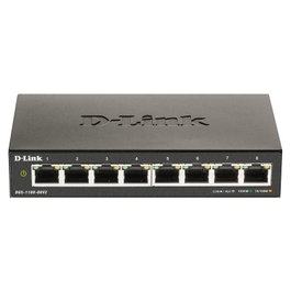 D-LINK SWITCH 8 PUERTOS 10/100/1Gbit EASYSMART